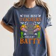 School Teacher A Bit Batty Teaching Bat Halloween Costume Women's Comfort Colors T-Shirt Denim School Teacher A Bit Batty Teaching Bat Halloween Costume Women's Comfort Colors T-Shirt Denim