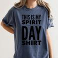 School Teacher Spirit Day Costume For Men Women Women's Comfort Colors T-Shirt Denim School Teacher Spirit Day Costume For Men Women Women's Comfort Colors T-Shirt Denim