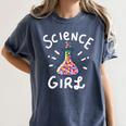 Science Girl Chemistry Biology Student Teacher Women's Comfort Colors T-Shirt Denim
