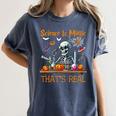Science Is Magic Halloween Skeleton Students Teacher Women's Comfort Colors T-Shirt Denim