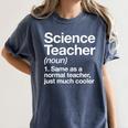 Science Teacher Definition Back To School First Day Women's Comfort Colors T-Shirt Denim