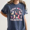 These Boots Are Made For Teaching Western Cowgirl Teacher Women's Comfort Colors T-Shirt Denim These Boots Are Made For Teaching Western Cowgirl Teacher Women's Comfort Colors T-Shirt Denim