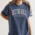See The Able Not The Label Sped Ed Special Education Teacher Women's Comfort Colors T-Shirt Denim See The Able Not The Label Sped Ed Special Education Teacher Women's Comfort Colors T-Shirt Denim