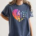 Sign Language Heart ASL For Deaf Teacher Women's Comfort Colors T-Shirt Denim Sign Language Heart ASL For Deaf Teacher Women's Comfort Colors T-Shirt Denim