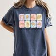 Basic Sign Language Speech Pathology Aac Sped Teacher Women's Comfort Colors T-Shirt Denim