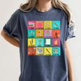 Spanish Teacher Back To School Maestra Dual Language Crew Women's Comfort Colors T-Shirt Denim Spanish Teacher Back To School Maestra Dual Language Crew Women's Comfort Colors T-Shirt Denim