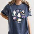 Special Education Teacher Halloween Pumpkin Ghost Inclusion Women's Comfort Colors T-Shirt Denim Special Education Teacher Halloween Pumpkin Ghost Inclusion Women's Comfort Colors T-Shirt Denim