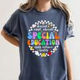 Special Education Teacher SPED Squad Team Kids Men Groovy Women's Comfort Colors T-Shirt Denim Special Education Teacher SPED Squad Team Kids Men Groovy Women's Comfort Colors T-Shirt Denim