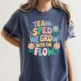 Special Education Teacher Team SPED Grow With The Flow Women's Comfort Colors T-Shirt Denim Special Education Teacher Team SPED Grow With The Flow Women's Comfort Colors T-Shirt Denim