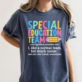 Special Education Team Definition Retro Ed Team Crew Teacher Women's Comfort Colors T-Shirt Denim Special Education Team Definition Retro Ed Team Crew Teacher Women's Comfort Colors T-Shirt Denim