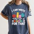 Special Education i Can Write a Goal For That Sped Teacher Women's Comfort Colors T-Shirt Denim Special Education i Can Write a Goal For That Sped Teacher Women's Comfort Colors T-Shirt Denim