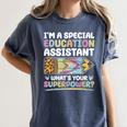 Special Educational Assistant And Sped Teacher Women's Comfort Colors T-Shirt Denim Special Educational Assistant And Sped Teacher Women's Comfort Colors T-Shirt Denim