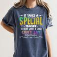 Special Teacher Daycare School Childcare Infant Teacher Women's Comfort Colors T-Shirt Denim