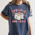 Specials Boo Crew Art Music Pe Tech Teacher Ghost Halloween Women's Comfort Colors T-Shirt Denim Specials Boo Crew Art Music Pe Tech Teacher Ghost Halloween Women's Comfort Colors T-Shirt Denim