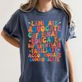 Sped Caffeinate Advocate Laminate Educate Teacher Men Women Kids Women's Comfort Colors T-Shirt Denim Sped Caffeinate Advocate Laminate Educate Teacher Men Women Kids Women's Comfort Colors T-Shirt Denim