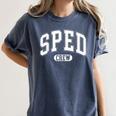 SPED Crew SPED Teacher Back To School For Women Men Women's Comfort Colors T-Shirt Denim SPED Crew SPED Teacher Back To School For Women Men Women's Comfort Colors T-Shirt Denim