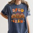 Sped Teacher Crew Thanksgiving Special Education Teacher Women's Comfort Colors T-Shirt Denim Sped Teacher Crew Thanksgiving Special Education Teacher Women's Comfort Colors T-Shirt Denim