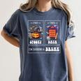 Sped Teacher Halloween First Spooky Then Data Sped Ed Team Women's Comfort Colors T-Shirt Denim