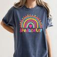 Speducator Special Education Teacher Sped Ed Women's Comfort Colors T-Shirt Denim