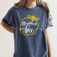 Spelling Bee Halloween Costume For Teachers Women's Comfort Colors T-Shirt Denim