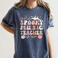 Spooky Music Teacher Halloween Music Teaching Men Women Women's Comfort Colors T-Shirt Denim Spooky Music Teacher Halloween Music Teaching Men Women Women's Comfort Colors T-Shirt Denim