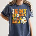 In My Spooky PRE-K Teacher Era Halloween Costume Tee Women's Comfort Colors T-Shirt Denim