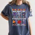 Spooky Syllables Teacher Halloween Educational Kids Women's Comfort Colors T-Shirt Denim Spooky Syllables Teacher Halloween Educational Kids Women's Comfort Colors T-Shirt Denim