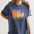 Spooky Teacher Halloween Ghost Fall Autumn Season Women Women's Comfort Colors T-Shirt Denim