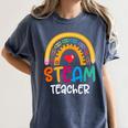 STEAM Teacher Squad Team Crew Back To School STEM Special Women's Comfort Colors T-Shirt Denim