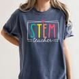 STEM Teacher Science Appreciation Women Back To School Women's Comfort Colors T-Shirt Denim