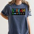 Stream Technology Robotics Shirt For Teachers And Students Premium Tri-Blend Women's Comfort Colors T-Shirt Denim Stream Technology Robotics Shirt For Teachers And Students Premium Tri-Blend Women's Comfort Colors T-Shirt Denim