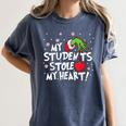 My Students Stole My Heart School Teacher Christmas Men Women Kids Women's Comfort Colors T-Shirt Denim My Students Stole My Heart School Teacher Christmas Men Women Kids Women's Comfort Colors T-Shirt Denim