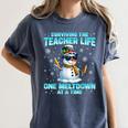 Surviving The Teacher Life Pjs Pajamas Christmas Xmas Teache Women's Comfort Colors T-Shirt Denim Surviving The Teacher Life Pjs Pajamas Christmas Xmas Teache Women's Comfort Colors T-Shirt Denim