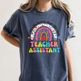 It Takes A Big Heart To Shape Little Minds Teacher Assistant Women's Comfort Colors T-Shirt Denim It Takes A Big Heart To Shape Little Minds Teacher Assistant Women's Comfort Colors T-Shirt Denim
