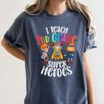 I Teach 2nd Grade Superheroes Back To School Teacher Men Women Girls Kids Women's Comfort Colors T-Shirt Denim I Teach 2nd Grade Superheroes Back To School Teacher Men Women Girls Kids Women's Comfort Colors T-Shirt Denim