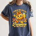 I Teach The Cutest Pumpkins In The Patch Teacher Halloween Women's Comfort Colors T-Shirt Denim I Teach The Cutest Pumpkins In The Patch Teacher Halloween Women's Comfort Colors T-Shirt Denim