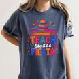 Teach Like It'S A Fiesta Teachers Sombrero Cinco De Mayo Women's Comfort Colors T-Shirt Denim Teach Like It'S A Fiesta Teachers Sombrero Cinco De Mayo Women's Comfort Colors T-Shirt Denim