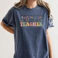 Teach Them Love Them Watch Them Grow Teacher Women's Comfort Colors T-Shirt Denim Teach Them Love Them Watch Them Grow Teacher Women's Comfort Colors T-Shirt Denim