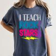 I Teach Rockstars Tee Orchestra Music Teacher Back To School Women's Comfort Colors T-Shirt Denim I Teach Rockstars Tee Orchestra Music Teacher Back To School Women's Comfort Colors T-Shirt Denim