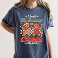 I Teach The Smartest Cookies In The Batch Teacher Christmas For Men Women Kids Women's Comfort Colors T-Shirt Denim