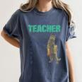 I Am A Teacher Alcoholic Cat Beer Feline Men Women Women's Comfort Colors T-Shirt Denim I Am A Teacher Alcoholic Cat Beer Feline Men Women Women's Comfort Colors T-Shirt Denim