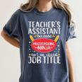 Teacher Assistant Teaching School Ninja Appreciation Women's Comfort Colors T-Shirt Denim Teacher Assistant Teaching School Ninja Appreciation Women's Comfort Colors T-Shirt Denim