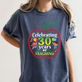 Teacher Celebrating 30 Years Of Teaching Students School Women's Comfort Colors T-Shirt Denim Teacher Celebrating 30 Years Of Teaching Students School Women's Comfort Colors T-Shirt Denim
