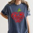 Teacher Day T Shirt Appreciation Day Apple Teach Learn Women's Comfort Colors T-Shirt Denim Teacher Day T Shirt Appreciation Day Apple Teach Learn Women's Comfort Colors T-Shirt Denim