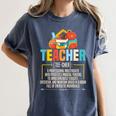Teacher Definition Teaching School Teacher Men Women Women's Comfort Colors T-Shirt Denim Teacher Definition Teaching School Teacher Men Women Women's Comfort Colors T-Shirt Denim