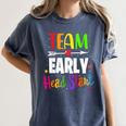 Teacher Early Childhood Education Preschool Head Start Crew Women's Comfort Colors T-Shirt Denim Teacher Early Childhood Education Preschool Head Start Crew Women's Comfort Colors T-Shirt Denim