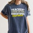 Teacher Educational Superhero School Teachers Women's Comfort Colors T-Shirt Denim Teacher Educational Superhero School Teachers Women's Comfort Colors T-Shirt Denim