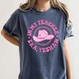 In My Teacher Era Yeehaw Pink Teacher Western Cowgirl Women's Comfort Colors T-Shirt Denim In My Teacher Era Yeehaw Pink Teacher Western Cowgirl Women's Comfort Colors T-Shirt Denim