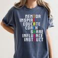 Teacher Inspirational Educator Favorite School Teacher Men Women Girls Kids Women's Comfort Colors T-Shirt Denim Teacher Inspirational Educator Favorite School Teacher Men Women Girls Kids Women's Comfort Colors T-Shirt Denim