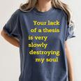 Teacher Or Professor Essay Thesis Writing Joke For Men Women Women's Comfort Colors T-Shirt Denim Teacher Or Professor Essay Thesis Writing Joke For Men Women Women's Comfort Colors T-Shirt Denim